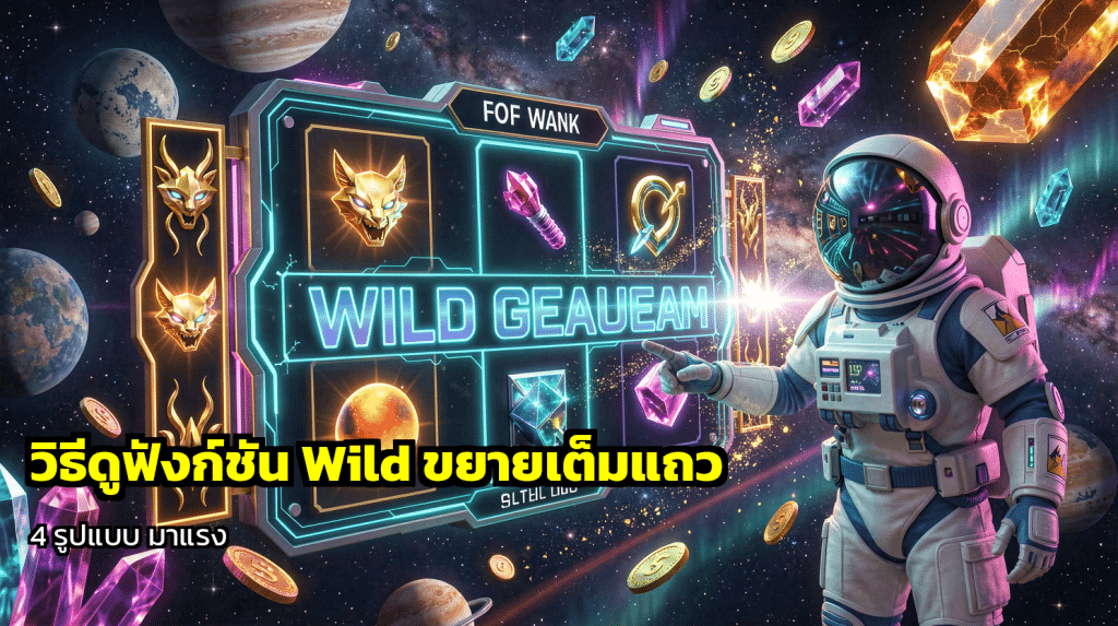 วิธีดูฟังก์ชัน Wild ขยายเต็มแถว