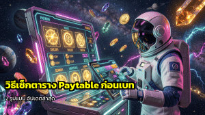 วิธีเช็กตาราง Paytable ก่อนเบท